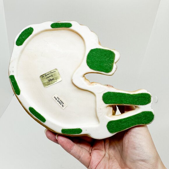 SOLD Vintage Porcelain Aldon Life Like Cat Orange Ginger Tabby Painted Hallmark - Picture 7 of 7